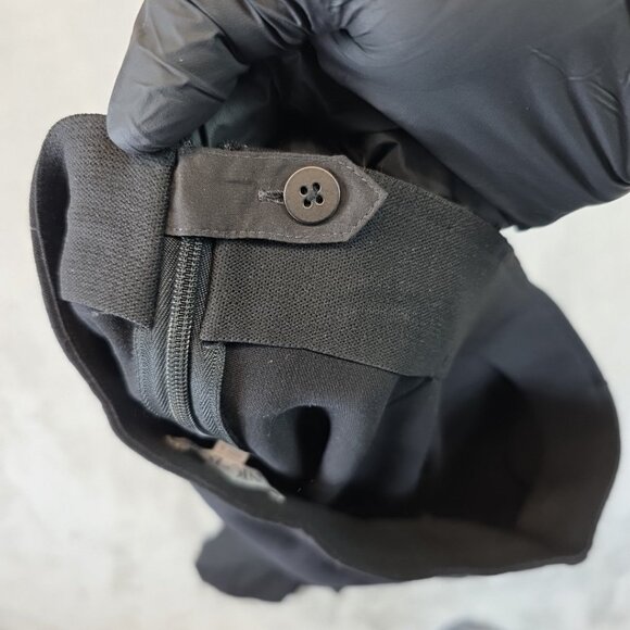 Nic + Zoe Pintuck Slit Leg Trouser Pants Women's Size 4 Black Onyx High Rise - Picture 5 of 16